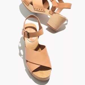 [Madewell] Johanna Criss Cross Clog Sandal - sz US 6  NEW WITHOUT TAGS